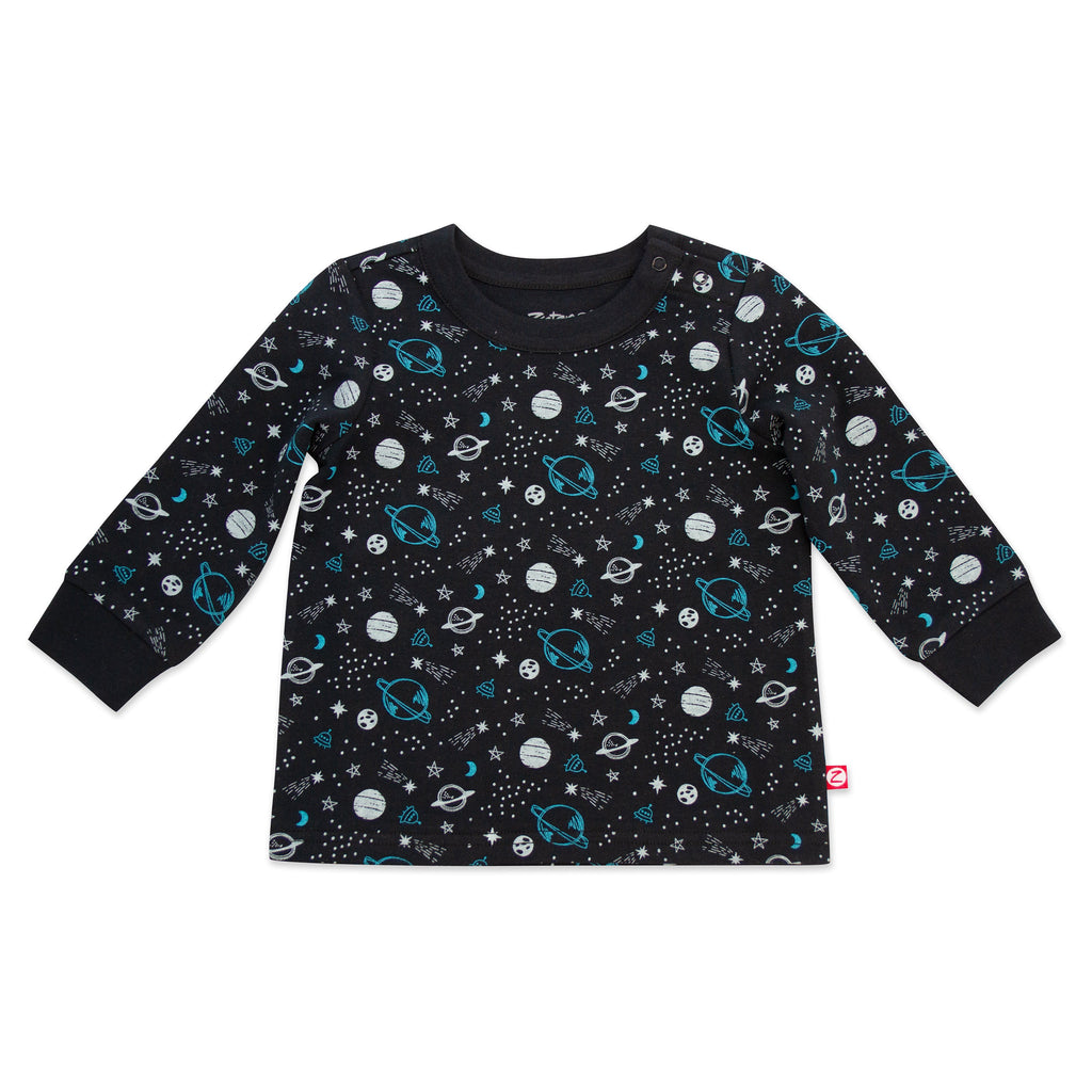 Outer Space Organic Cotton Long Sleeve Crewneck