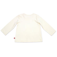 Organic Cotton Long Sleeve Swing Tee - Cream