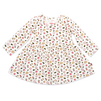 Wildflowers Organic Cotton Long Sleeve Forever Dress