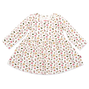 Wildflowers Organic Cotton Long Sleeve Forever Dress