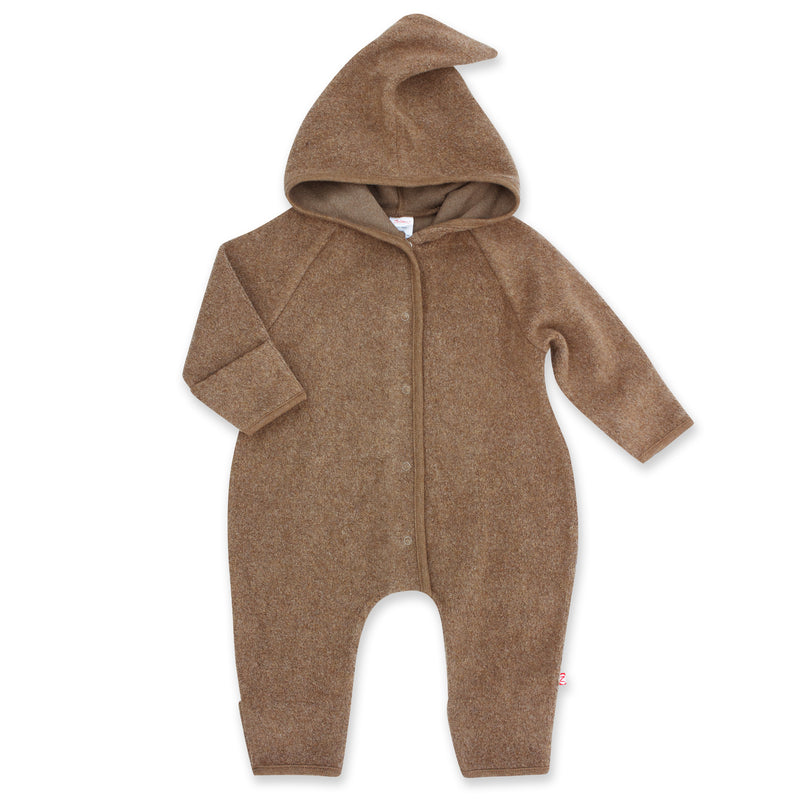 Cozie Elf Suit - Mocha Heather