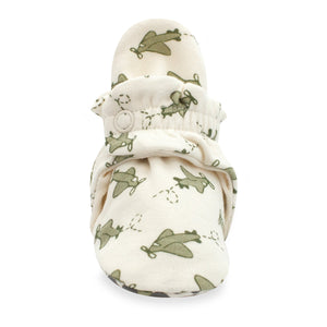 Zutano baby Bootie Airplanes Organic Cotton Gripper Baby Bootie