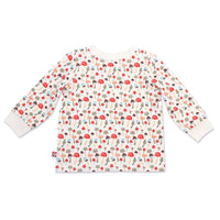 Zutano baby Top Mushrooms Organic Cotton Long Sleeve Crewneck