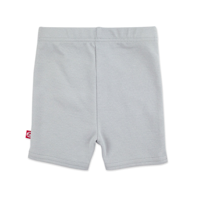 Organic Cotton Bike Short - Light Gray