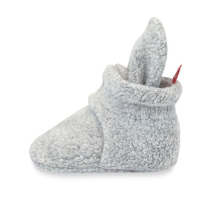 Cozie Fleece Baby Bootie - Heather Gray