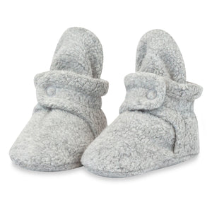 Cozie Fleece Baby Bootie - Heather Gray