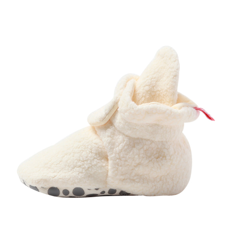 Cozie Gripper Baby Bootie - Cream