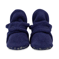 Cozie Fleece Gripper Baby Bootie - True Navy