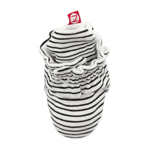 Pencil Stripe Organic Cotton Gripper Baby Bootie