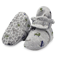 Zutano baby Bootie City Cars Organic Cotton Gripper Baby Bootie