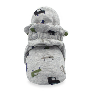 Zutano baby Bootie City Cars Organic Cotton Gripper Baby Bootie