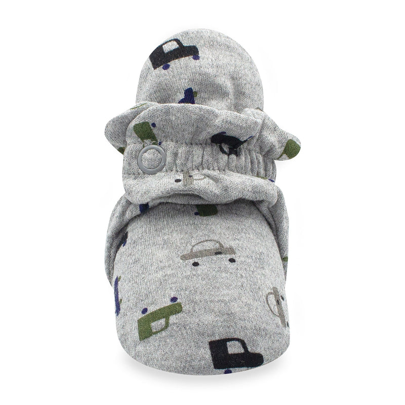 Zutano baby Bootie City Cars Organic Cotton Gripper Baby Bootie