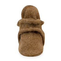 Zutano baby Bootie Cozie Fleece Gripper Baby Bootie - Mocha Heather