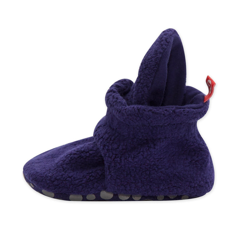 Zutano baby Bootie Cozie Fleece Gripper Baby Bootie - True Navy