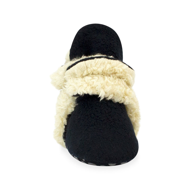 Zutano baby Bootie Cozie Furry Gripper Baby Bootie - Black