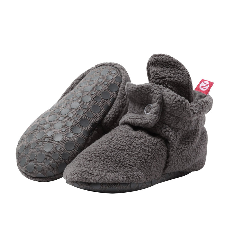 Zutano baby Bootie Cozie Gripper Bootie - Gray
