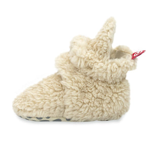 Zutano baby Bootie Furry Gripper Baby Bootie - Oat