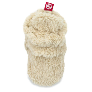 Zutano baby Bootie Furry Gripper Baby Bootie - Oat