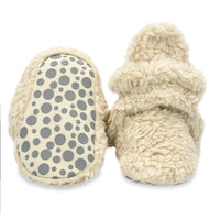 Zutano baby Bootie Furry Gripper Baby Bootie - Oat