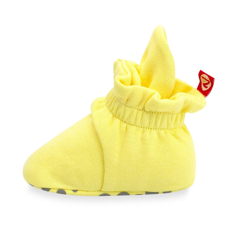Zutano baby Bootie Organic Cotton Gripper Baby Bootie - Popcorn