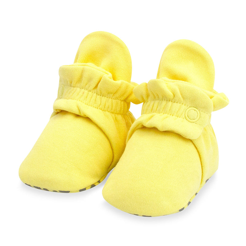 Zutano baby Bootie Organic Cotton Gripper Baby Bootie - Popcorn
