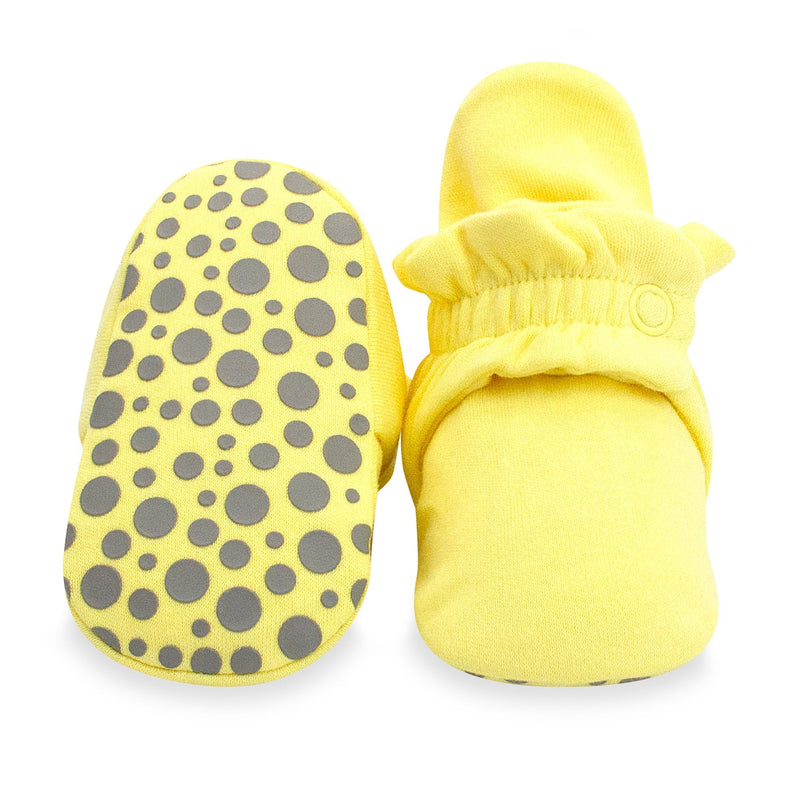 Zutano baby Bootie Organic Cotton Gripper Baby Bootie - Popcorn