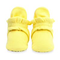 Zutano baby Bootie Organic Cotton Gripper Baby Bootie - Popcorn