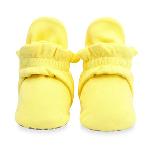 Zutano baby Bootie Organic Cotton Gripper Baby Bootie - Popcorn