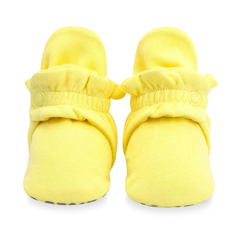 Zutano baby Bootie Organic Cotton Gripper Baby Bootie - Popcorn