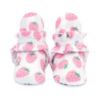 Zutano baby Bootie Strawberries Organic Cotton Gripper Baby Bootie