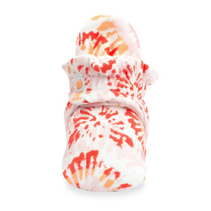 Zutano baby Bootie Tie Dye Organic Cotton Gripper Baby Bootie-Coral