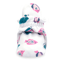 Zutano baby Bootie Tropical Fish Organic Cotton Gripper Baby Bootie