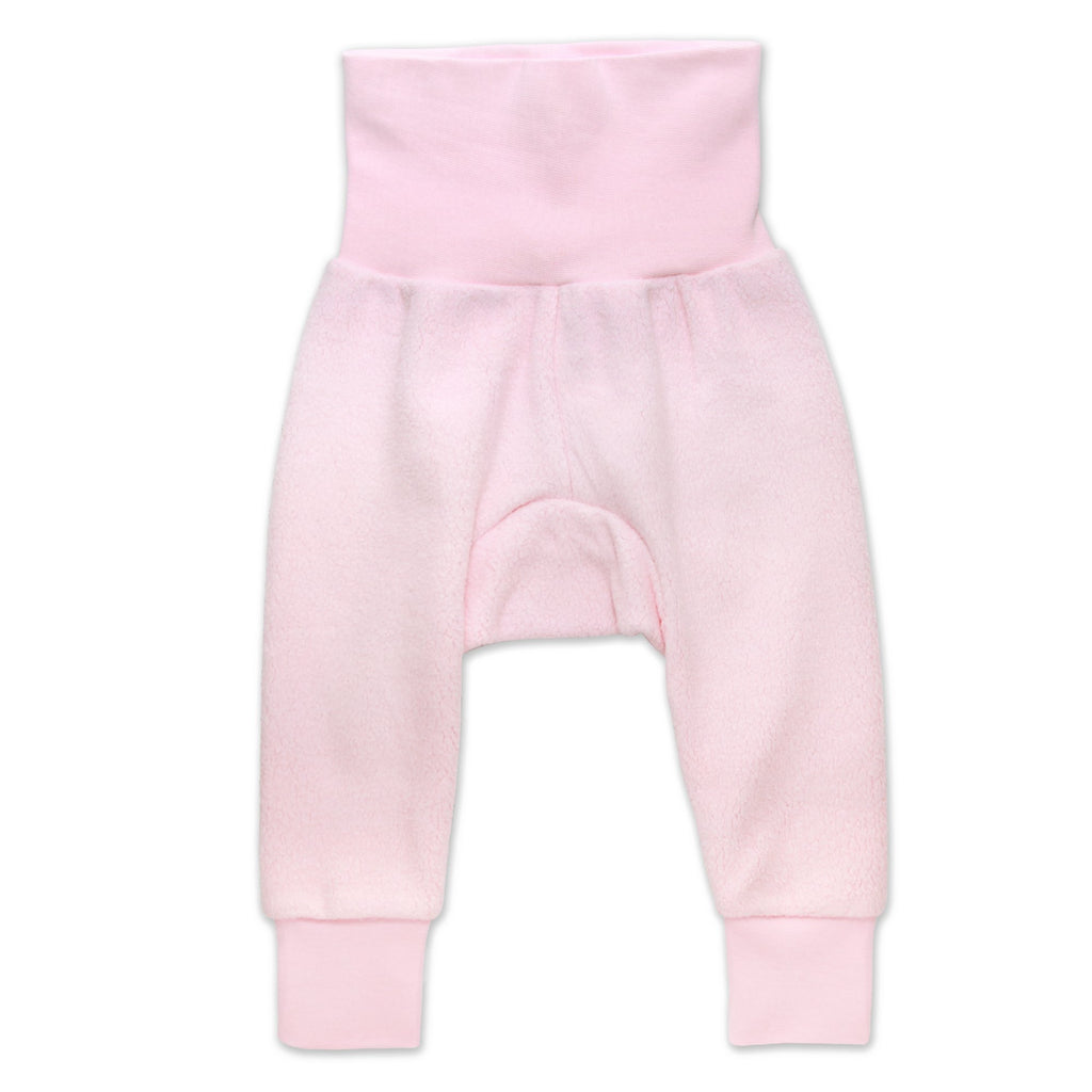 Zutano baby Bottom Cozie Fleece Cuff Pant- Baby Pink