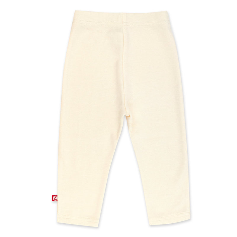 Zutano baby Bottom Organic Cotton Legging - Cream