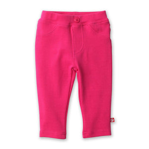Zutano baby Bottom Stretch Knit Legging - Fuchsia