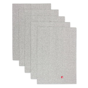 Zutano baby Burp Cloth Solid Organic Cotton Burp Cloth 5 Pack - Heather Gray