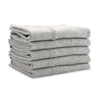 Zutano baby Burp Cloth Solid Organic Cotton Burp Cloth 5 Pack - Heather Gray
