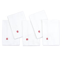 Zutano baby Burp Cloth Solid Organic Cotton Burp Cloth 5 Pack - White