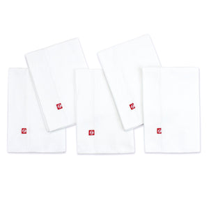 Zutano baby Burp Cloth Solid Organic Cotton Burp Cloth 5 Pack - White