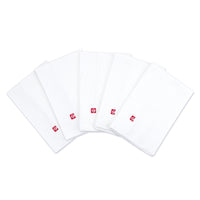 Zutano baby Burp Cloth Solid Organic Cotton Burp Cloth 5 Pack - White