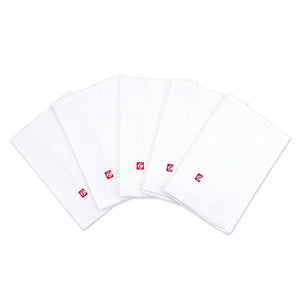 Zutano baby Burp Cloth Solid Organic Cotton Burp Cloth 5 Pack - White
