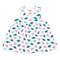 Zutano baby Dress Tropical Fish Organic Cotton Surplice Dress