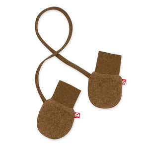 Zutano baby Mitten Cozie Fleece Mitten - Mocha Heather