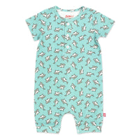 Zutano baby One Piece Baby Shark Organic Cotton Henley Bodysuit