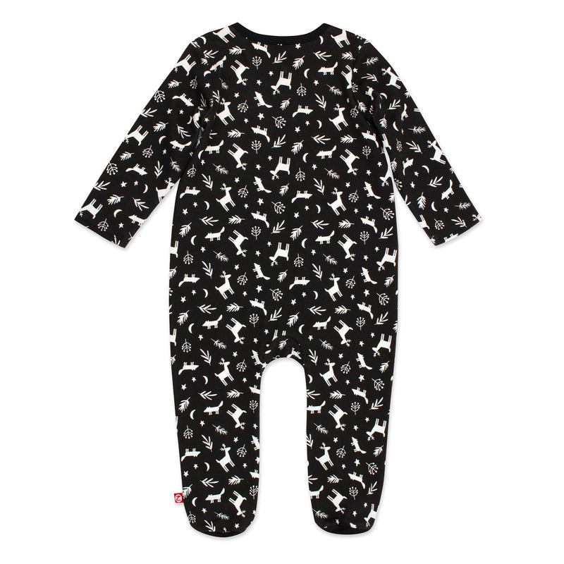 Zutano baby One Piece Woodland Organic Cotton Footie