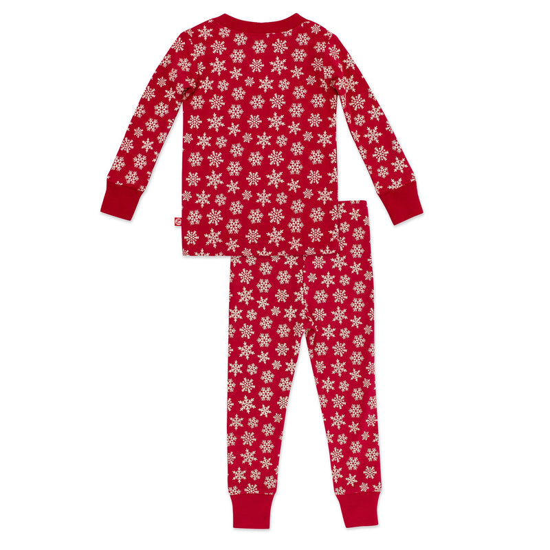 Zutano baby Pajama Snowflake Organic Cotton Pajama Set