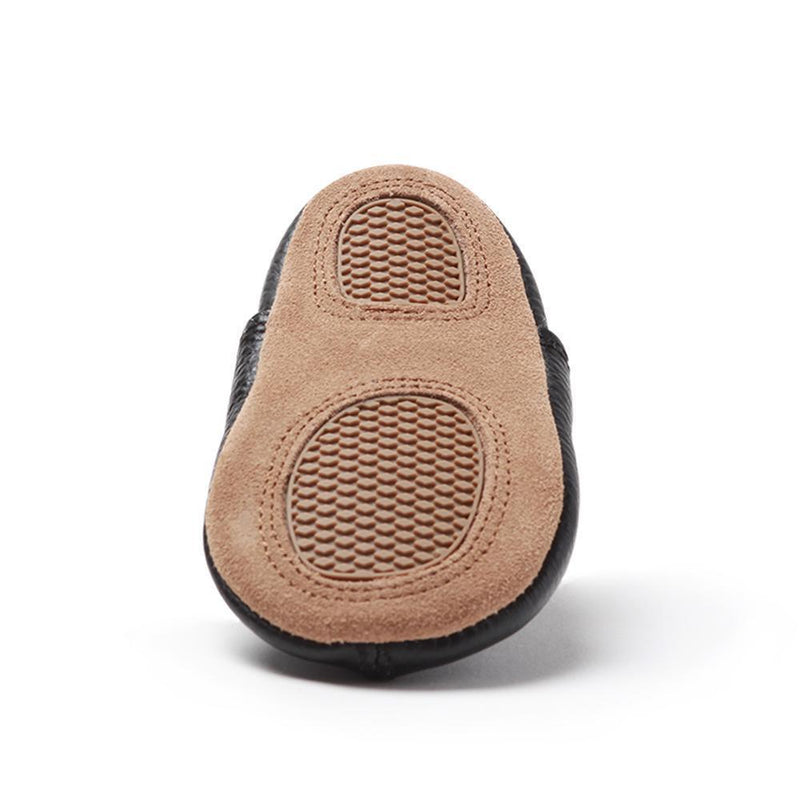 Zutano baby Shoe Black Leather Baby Shoe