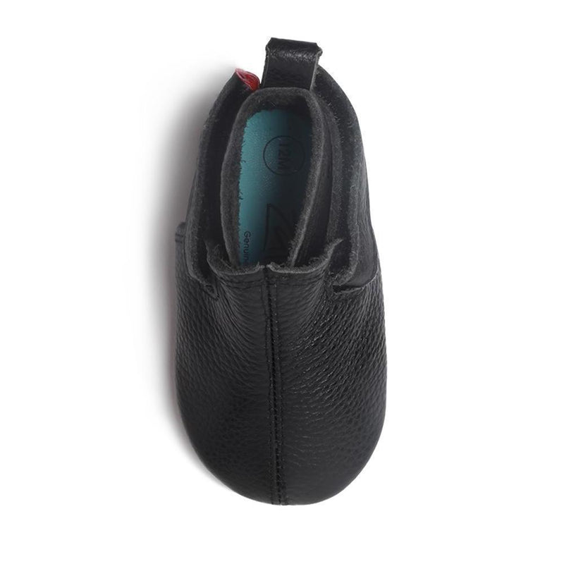 Zutano baby Shoe Black Leather Baby Shoe