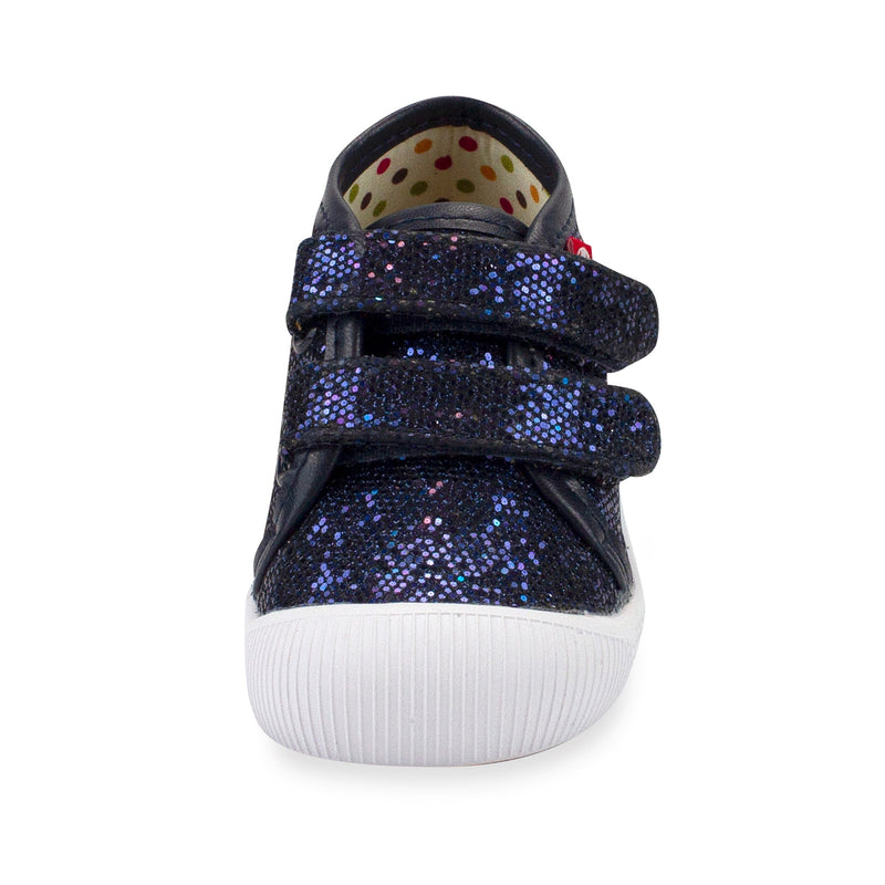 Zutano baby Shoe Nina Double V Baby Shoe - Navy Sparkle