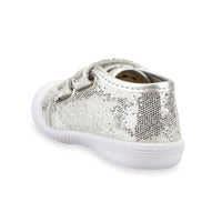 Zutano baby Shoe Nina Double V Baby Shoe - Silver Sparkle